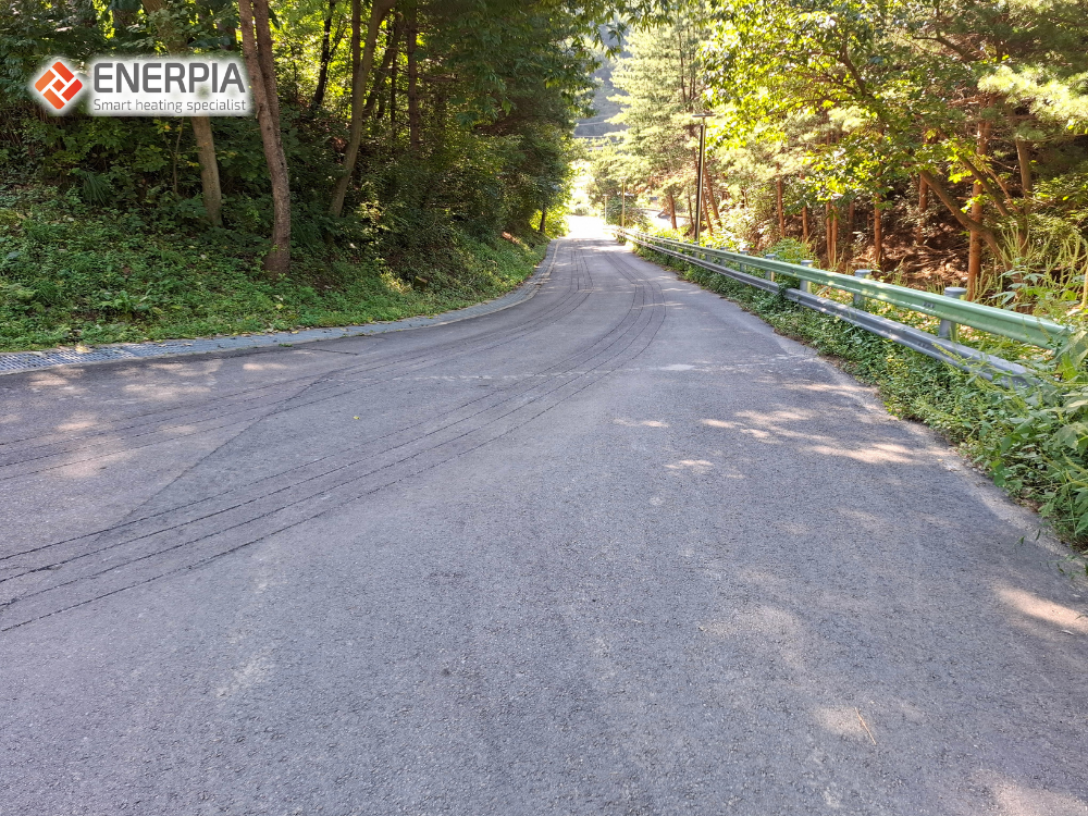 강원 화천군 명월펜션 진입로 스노우멜팅 설치(주민숙원사업)